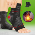 Chaussettes de Compression Cheville & Voûte Plantaire – Design Orteils Ouverts