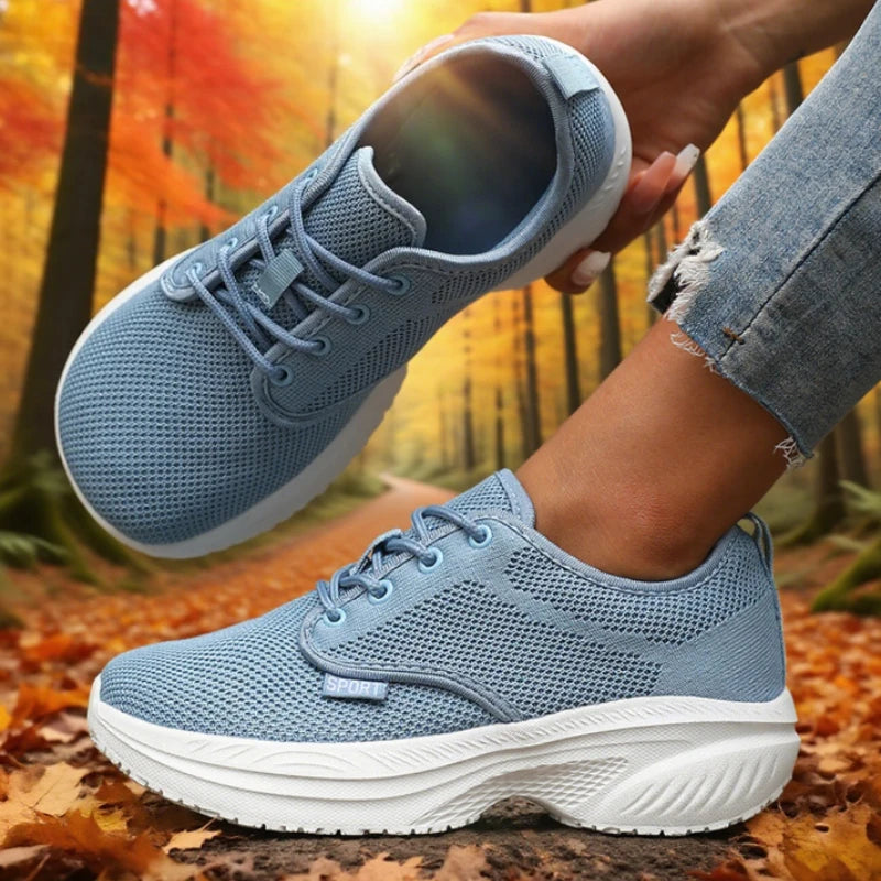 Baskets Confort Bout Large – Semelle Mémoire de Forme Intégrée